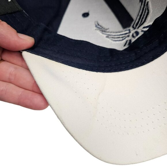 U.S. Air Force Embroidered Baseball Cap  Adjustable‎ Hook Loop Top Level Cotton - Picture 6 of 9